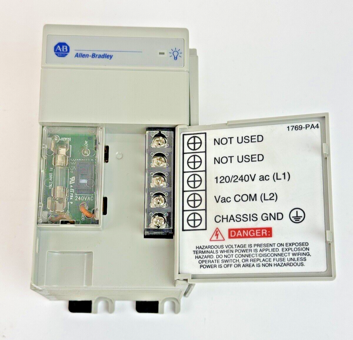 ALLEN-BRADLEY - 1769-PA4 SER. A, F/W REV. N/A, DIR/VER 10000392629/02 - PWR SPLY8