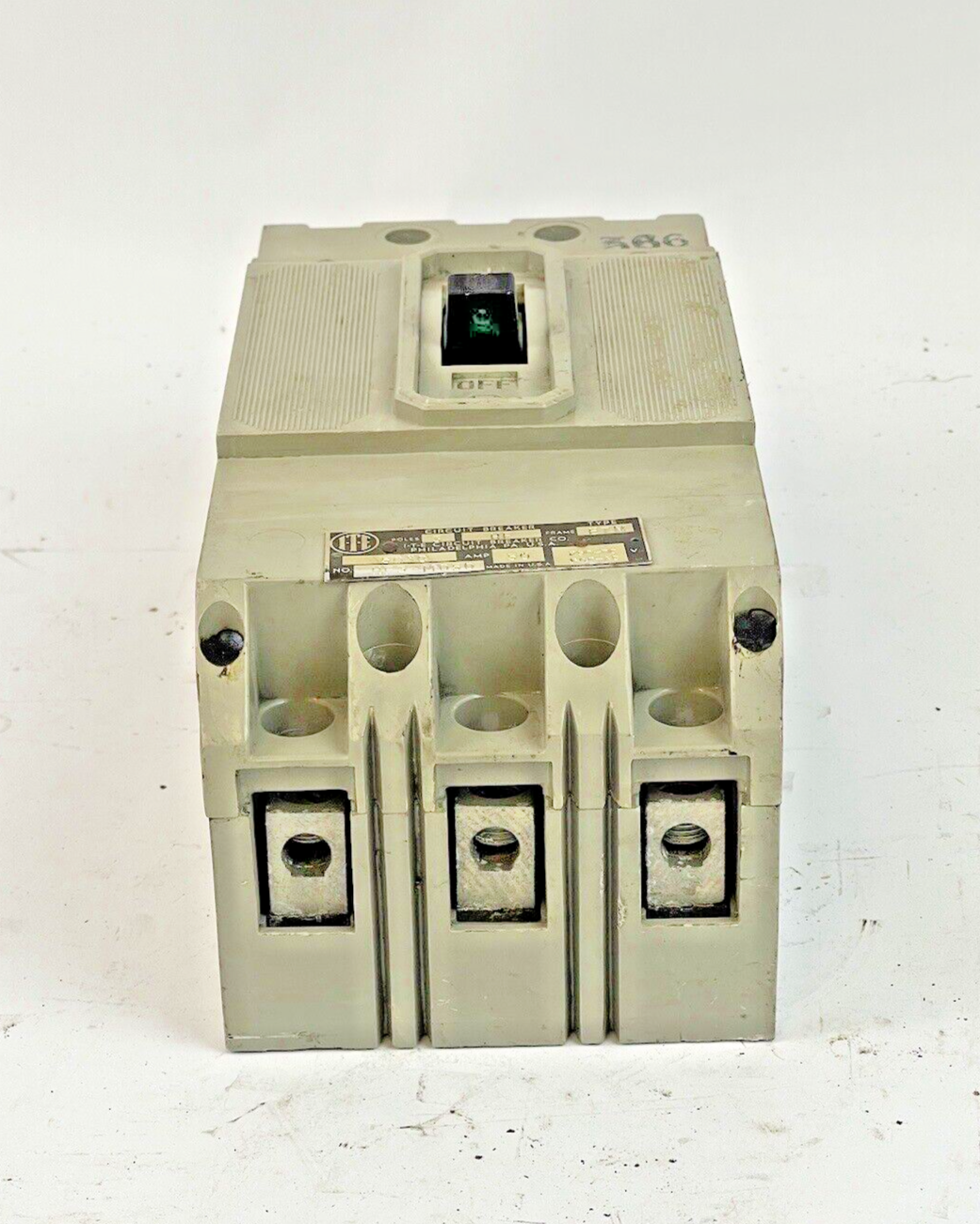 ITE / SIEMENS - HF3-M050 - CIRCUIT BREAKER - 50 AMP, 250 DC, 600 VAC, 3 POLE8