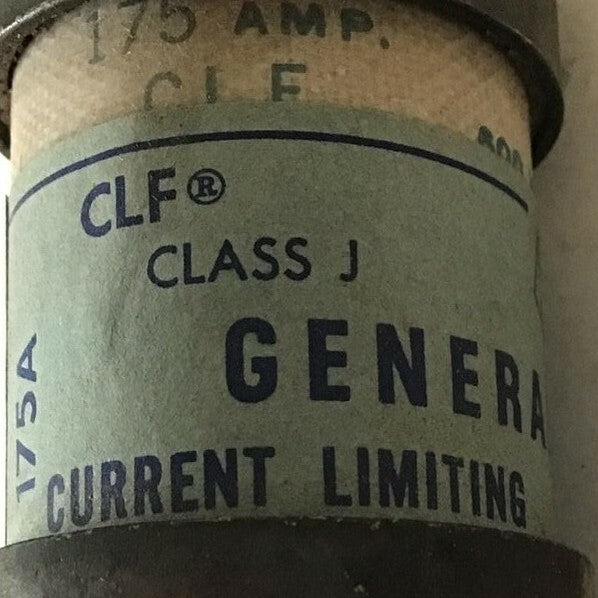 GENERAL ELECTRIC GF8B175 FUSE 600VAC 175AMP CLASS J3
