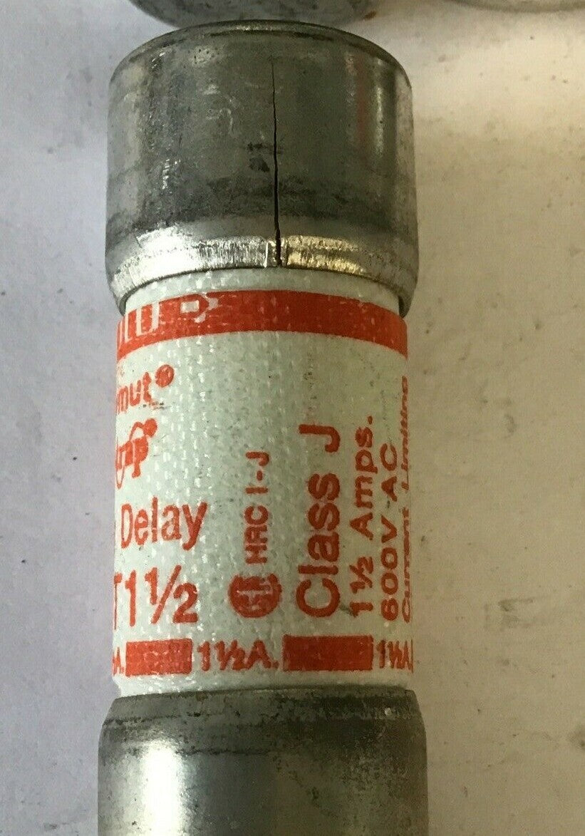 GOULD SHAWMUT AJT1 1/2 AMP TRAP TIME DELAY 600V ***LOTOF7***4
