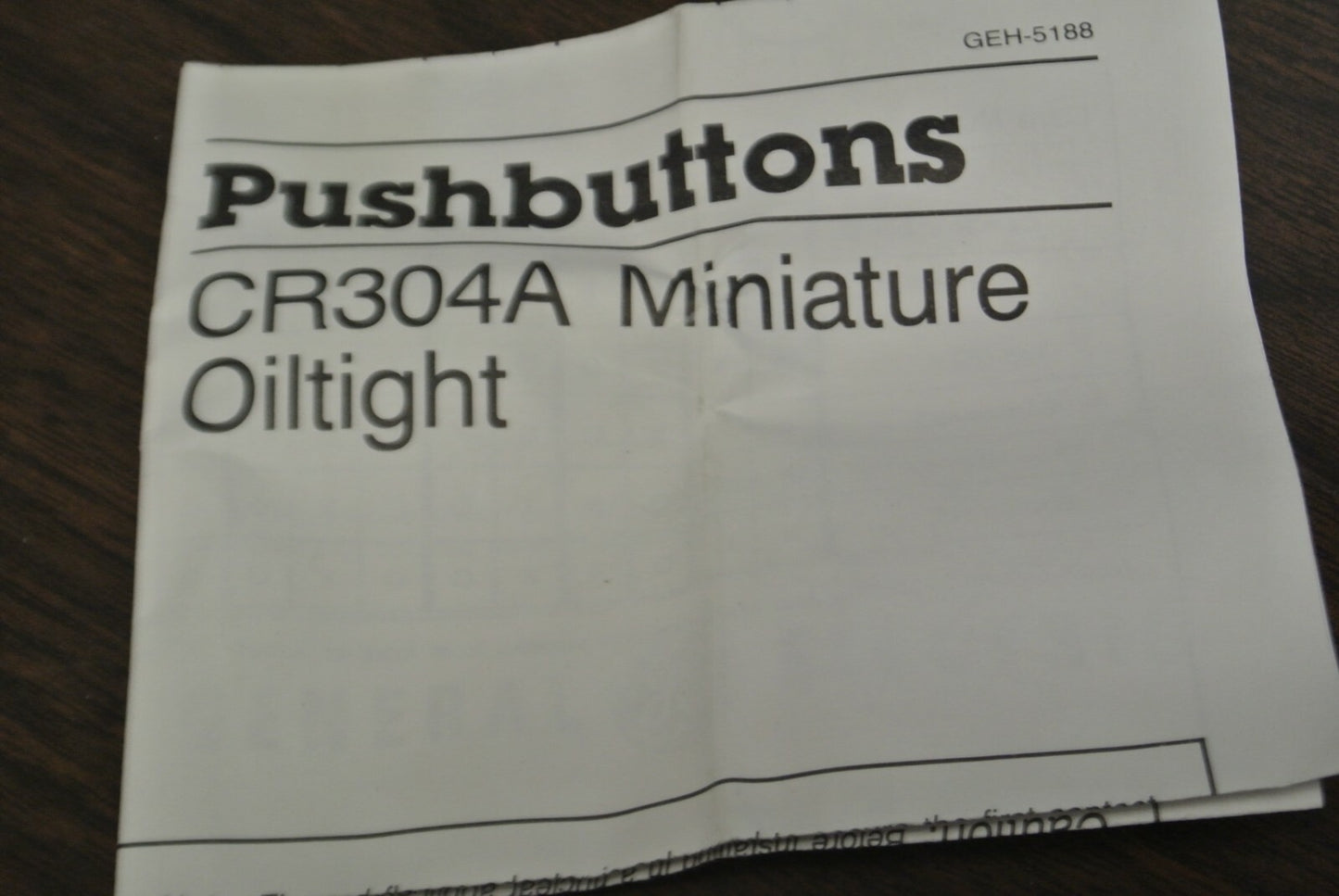 GENERAL ELECTRIC CR304ABF00AE OILTIGHT YELLOW PUSHBUTTON OPERATOR / NEW SURPLUS4