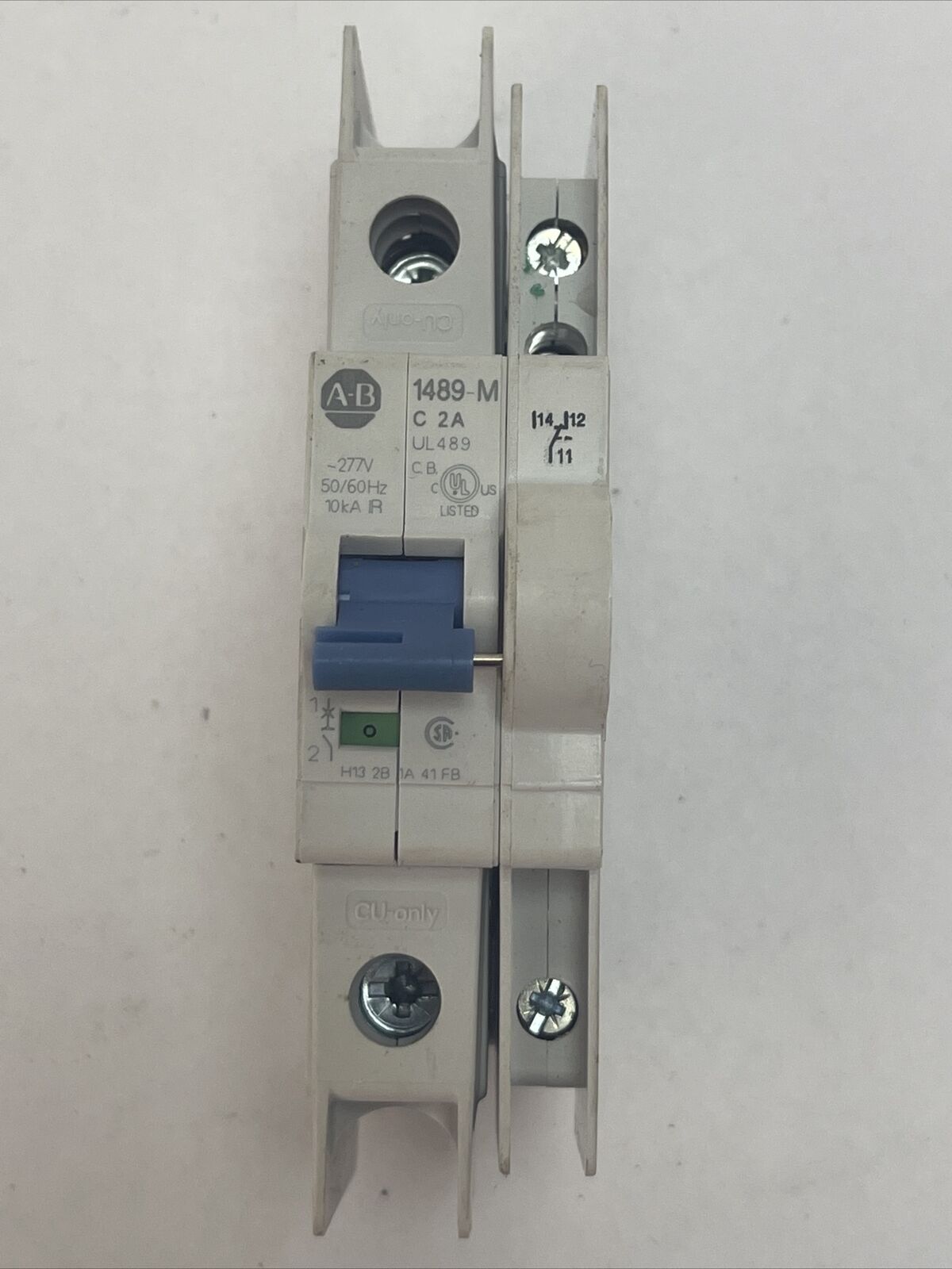 ALLEN BRADLEY 1489-M 277VAC 2A 1489-AMRA3 AUXILIARY CONTACT