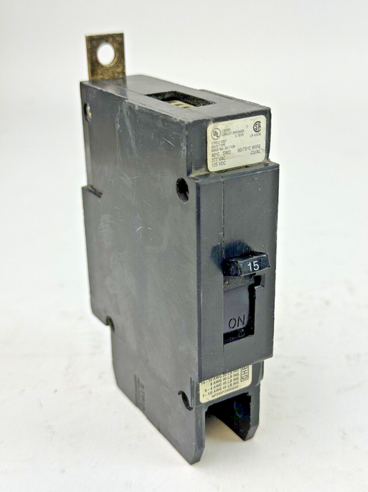 WESTINGHOUSE - GHB1015 - BOLT-ON CIRCUIT BREAKER - 1 POLE/277VAC/15A - NEW