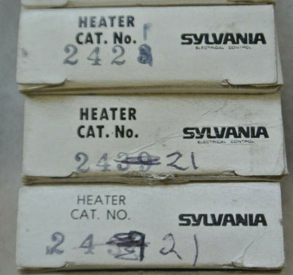 LOT of 3 / CLARK / SYLVANIA 2421 THERMAL OVERLOAD HEATER ELEMENTS / USED???