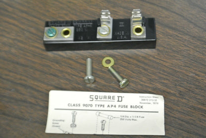 SQUARE D / 9070 AP-4 / FUSE BLOCK ASSEMBLY / NEW SURPLUS