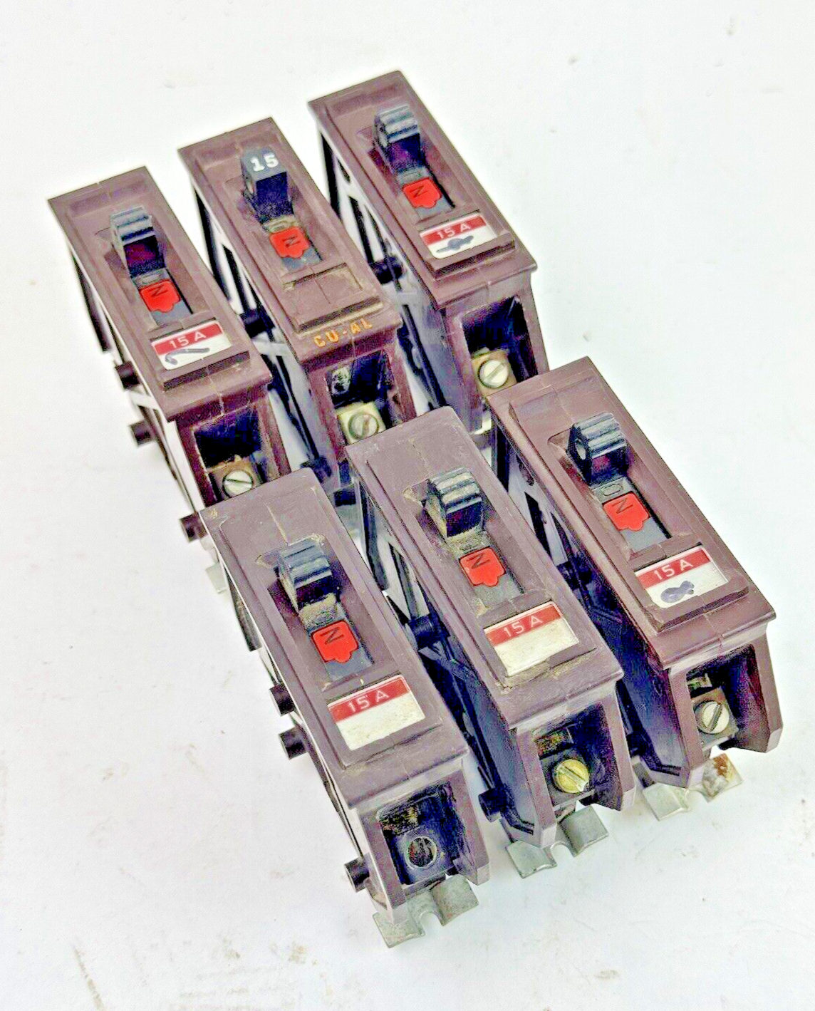 WADSWORTH ELECTRIC **LOT OF 6** - 115 - CIRCUIT BREAKERS - 1 POLE, 15 A