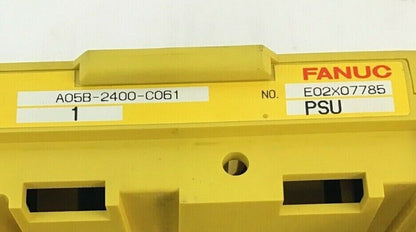 FANUC A05B-2400-C061 4SLOT RACK CHASSIS W/ FANS A02B-0260-C021