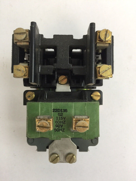 GE CR2810A17AH MACHINE TOOL RELAY 600V 10A 22D135 COIL 115V 60HZ 92V 50HZ
