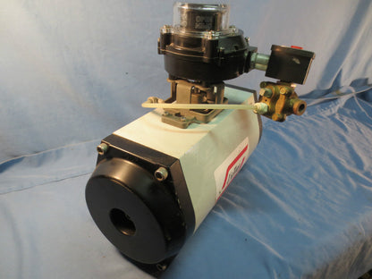 UNITORQ M586 K3/3 DLS FCW PNEUMATIC ACTUATOR w/ ASCO VR3C2YAA2NGA & EF8342G1