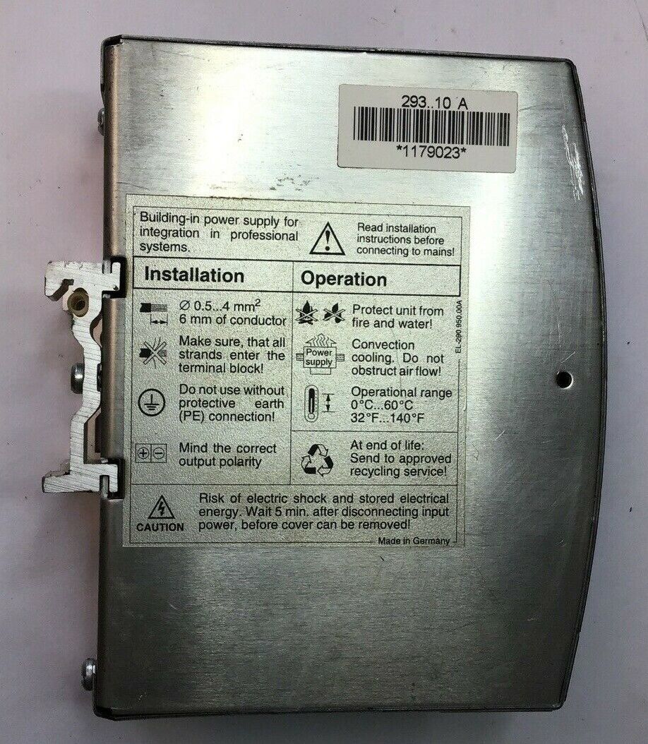 SOLA POWER SUPPLY SDN 2.5-24-100 CLASS 2 24VDC/2.5A 230VAC 1.3/0.7A 60HZ