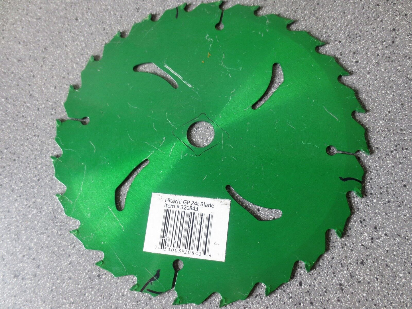 HITACHI 320843 CIRC. SAW BLADE 7-1/4" 24T CARBIDE THIN KERF ATB - NEW SURPLUS