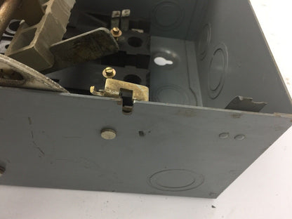 WESTINGHOUSE HF323N HEAVY DUTY SAFETY SWITCH 240 VAC 250 VDC 100 AMP NEMA 1