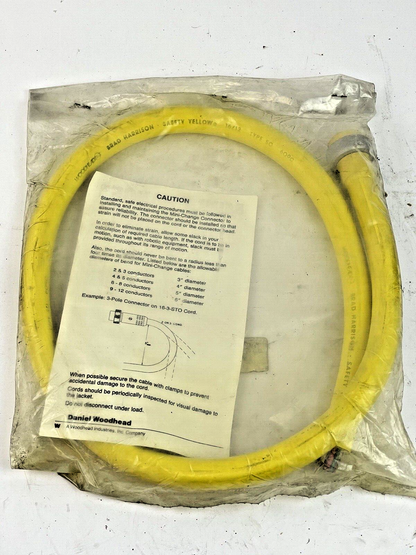 BRAD HARRISON - WOODHEAD - 47408 - MINI-CHANGE CORDSET 12 PIN, YELLOW, 16/12, SO