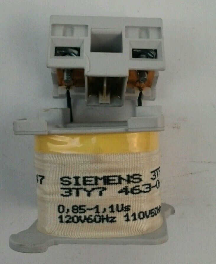 SIEMENS 3TY7463-OAK6 COIL KIT 110AC VOLT/50Hz 120AC VOLT/60Hz