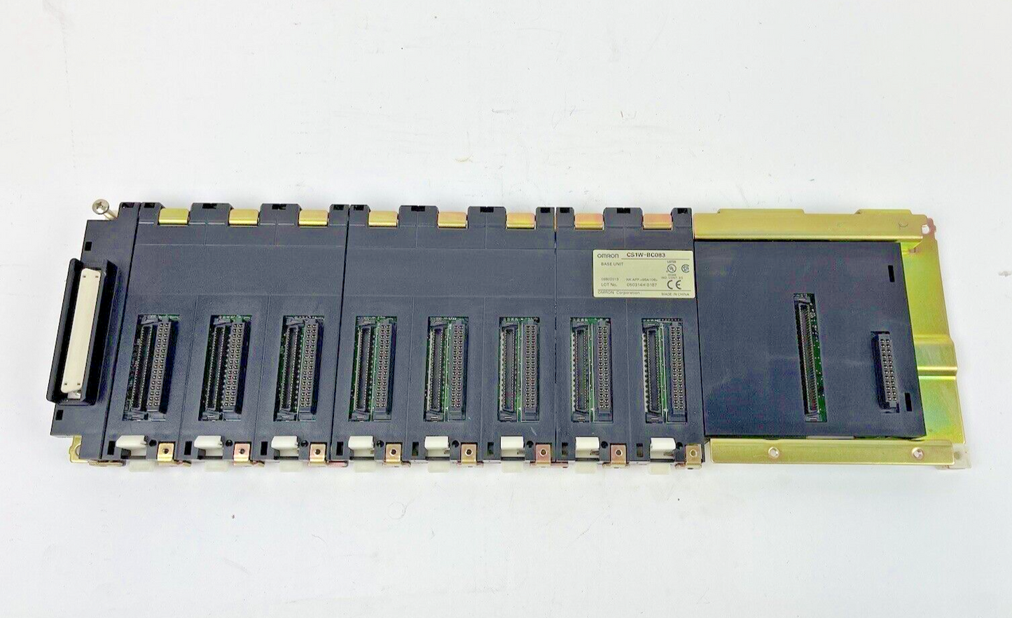 OMRON - CS1W-BC083 -  CPU BACKPLANE WITH C200H I/O BUS 8 I/O SLOTS - BASE UNIT