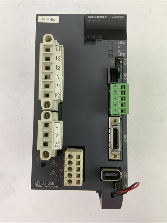 MITSUBISHI MR-J3-350T AC SERVO AMPLIFIER OUTPUT 170V 17A INPUT 16A 3PH+1PH200-