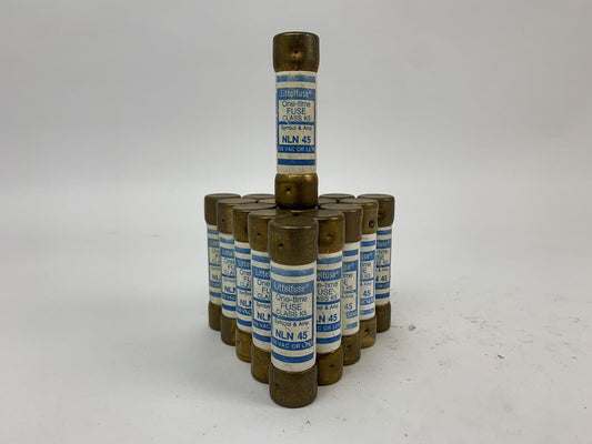 Littlelfuse One-Time NLN45 45A 250V Fuse "Lot of 16"