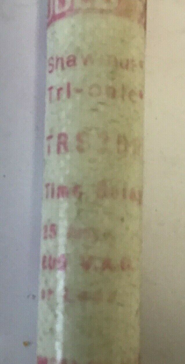 GOULD SHAWMUT TRS25R TRI-ONIC FUSE 600VAC TYPE1 25AMP ***LOTOF5***