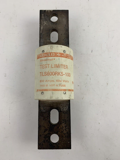 Gould Shawmut TLS600RK5-100 600A 600V Test Limiter (NOT A FUSE)