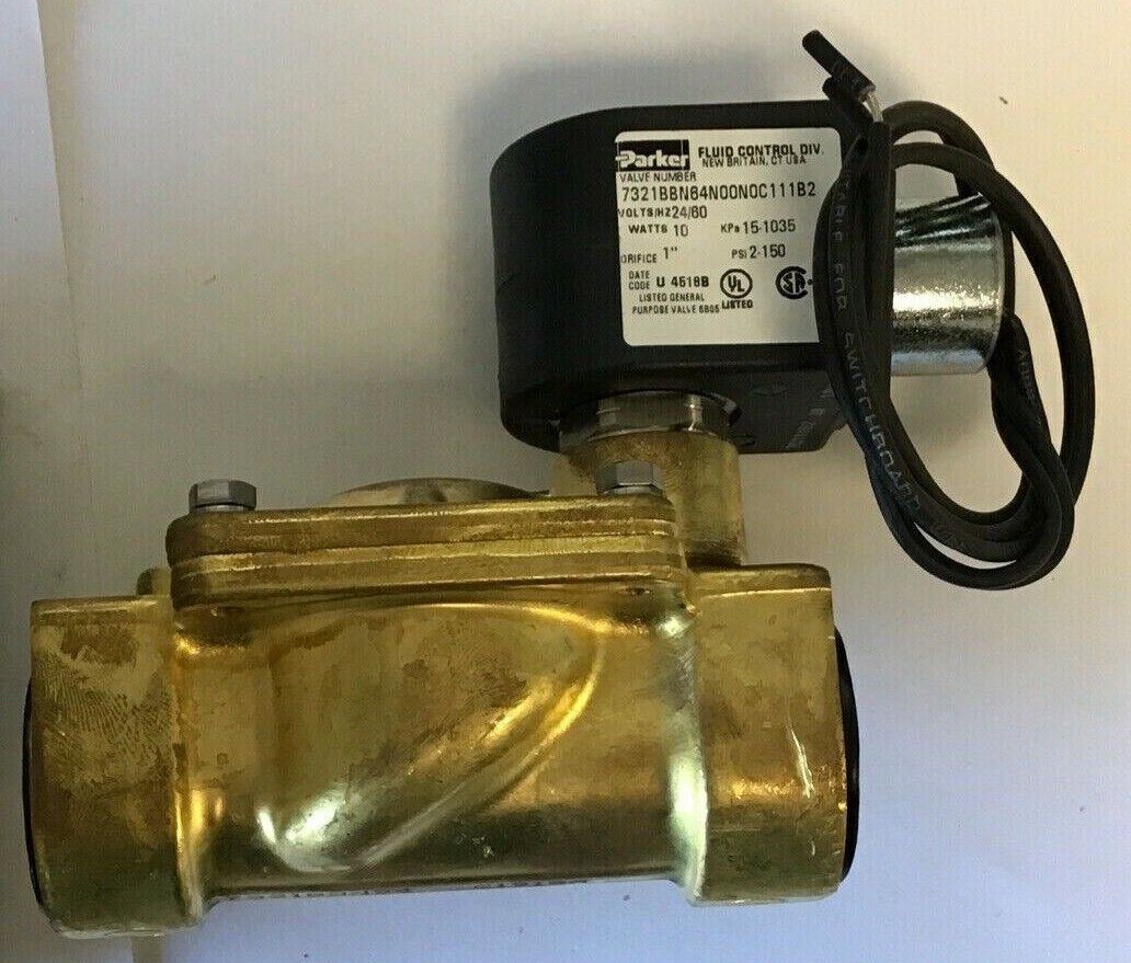 PARKER 7321BBN64N00N0C111B2 SOLENOID VALVE 10WATTS PSI2-150 1"