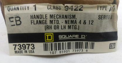 Square D 9422 TE-1 Series A Flange Mounted 100A Disconnect Switch 3P Non Fusible