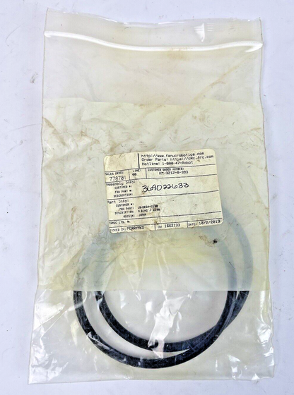 FANUC - JB-OR1A-G190 - O-RING REPLACEMENT FOR ROBOT 8" DIAMETER, BLK O RING G190