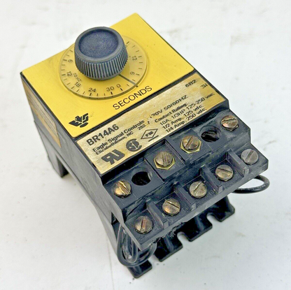 EAGLE SIGNAL - BR14A6 - ELECTRONIC RESET TIMER - 250VAC, 10A, 1/3 HP