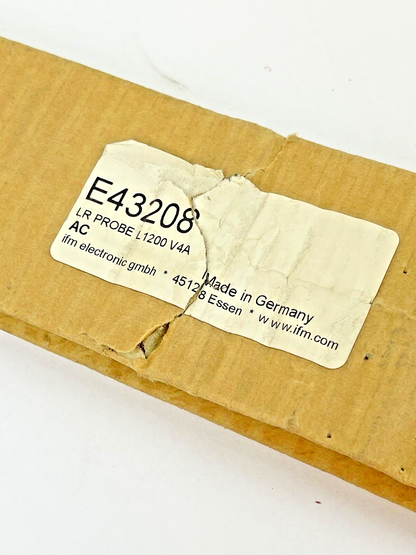 IFM - E43208 - LR PROBE L1200 V4A  - 1200MM L, SS - FOR LEVEL SENSOR LR