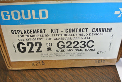 GOULD G223C REPLACEMENT KIT - CONTACT CARRIER - NEW SURPLUS - 3643-10983