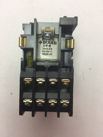 GOULD 2190-E62AA MOD A GENERAL PURPOSE RELAY 300VAC 10A 2090-810 COIL 110-120V