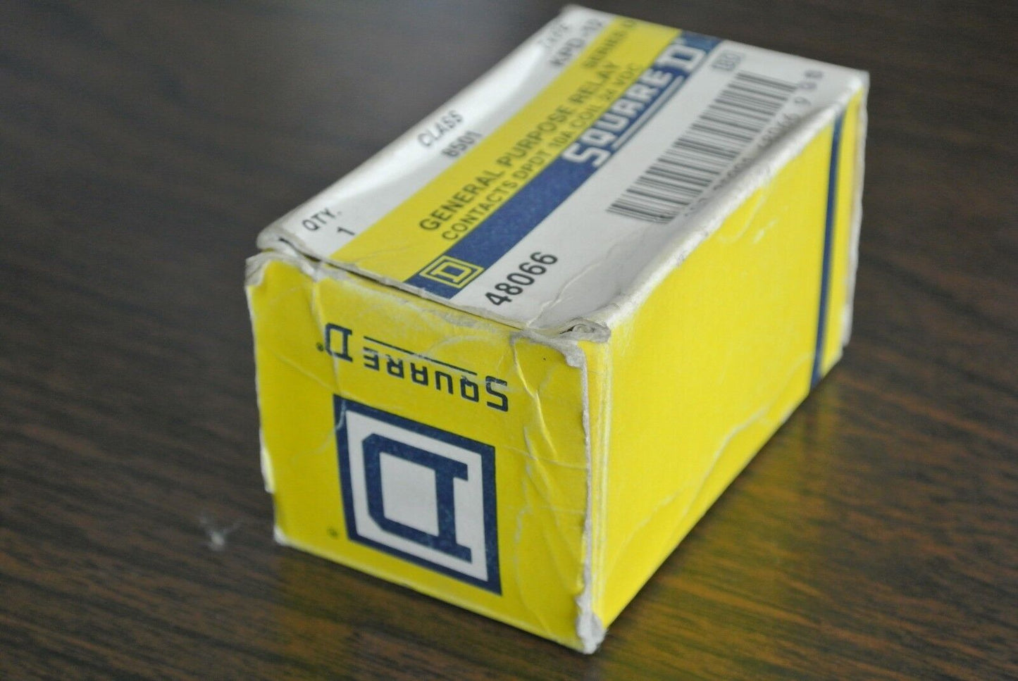 SQUARE D 8501 KPD-12 GENERAL PURPOSE RELAY - DPDT, 10A, 24VDC COIL - NEW SURPLUS