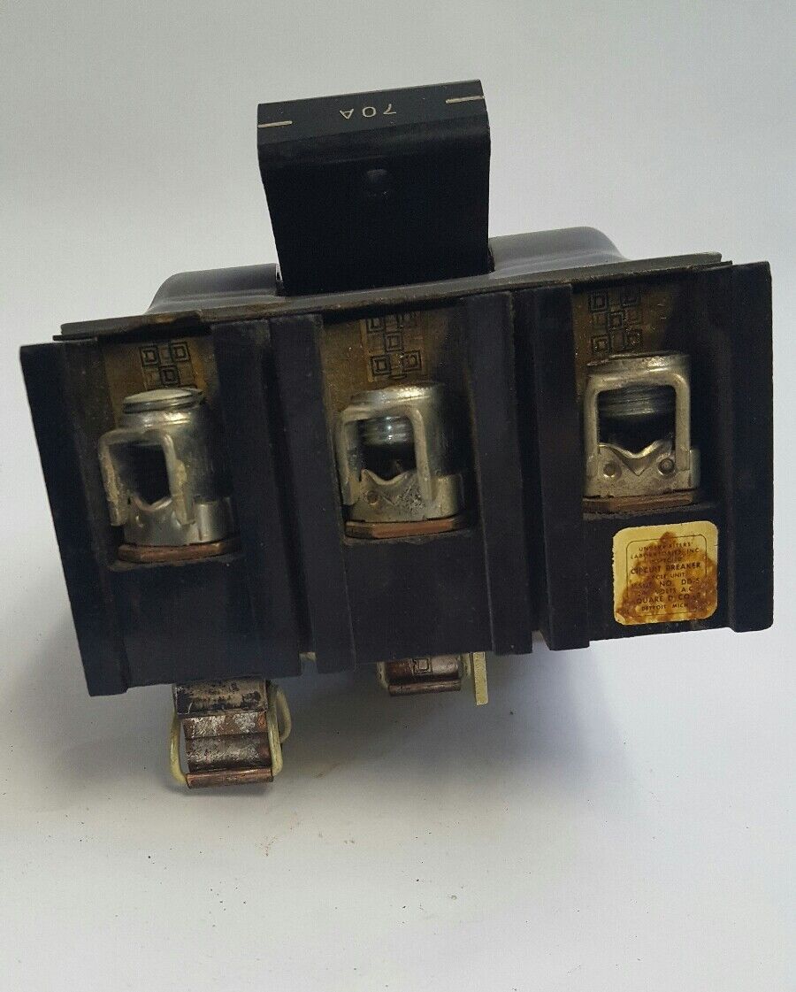 Square D MH-370 70-Amp 70A 3-Pole 3P Circuit Breaker