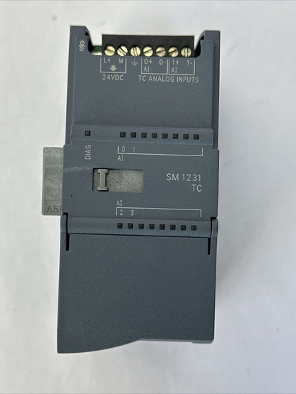 SIEMENS 6ES7 231-5QD30-0XB0 SIMATIC S7-1200 THERMOCOUPLE MODULE SUPPLY 24VDC