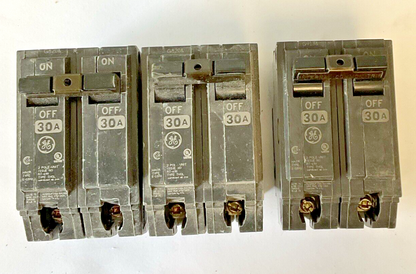 GE THQL2130 CIRCUIT BREAKER 30A TYPE THQL 120/240VAC ***LOTOF3***