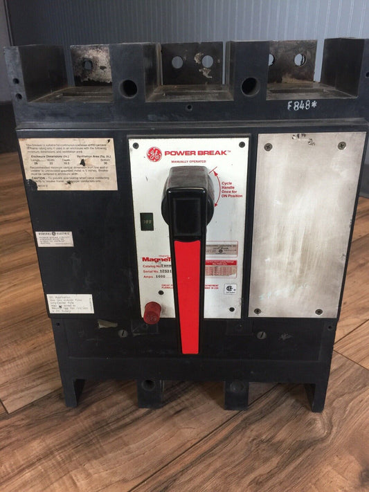 GE THMM5616 POWER BREAK MAGNETIC HYDRAULIC MAGNETRIP 1600AMP 250VDC 600VAC