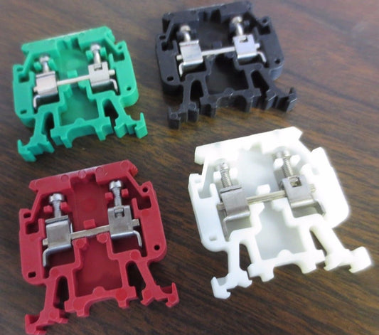 A-B 1492-HM1 TERMINAL BLOCKS WHITE (106), RED (55), GREEN (40), BLACK (59) NEW