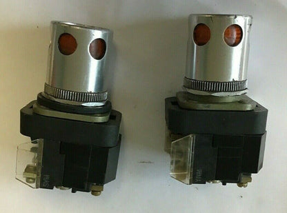 ALLEN BRADLEY 800T-PA16 AMBER PUSH BUTTON SER.T 120V 50/60HZ **(LOTOF2)**