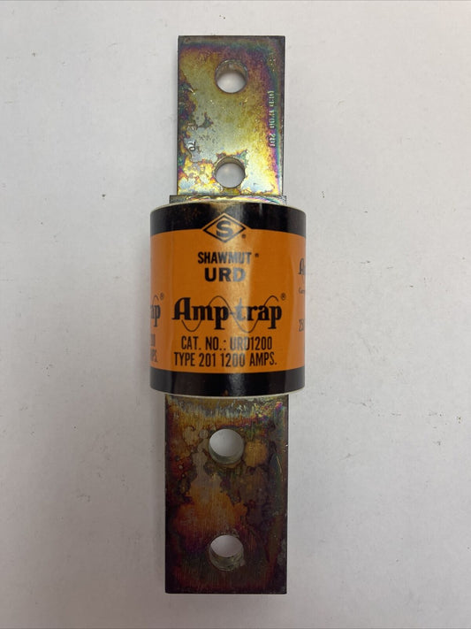 SHAWMUT URD1200 AMP-TRAP TYPE 201 CURRENT LIMITING FUSE 1200AMP 250VAC
