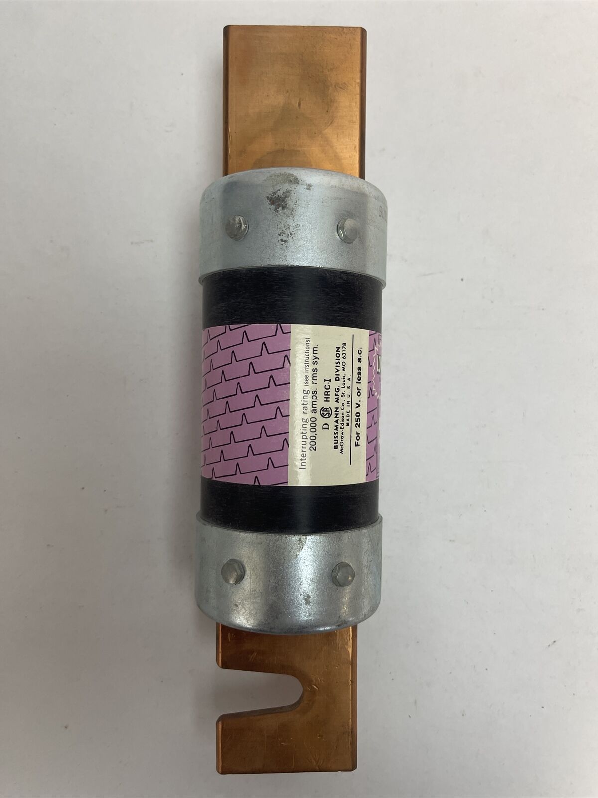 BUSSMANN LPN-RK 600 LOW-PEAK DUAL ELEMENT TIME DELAY CLASS RK1 FUSE 600A 250VAC