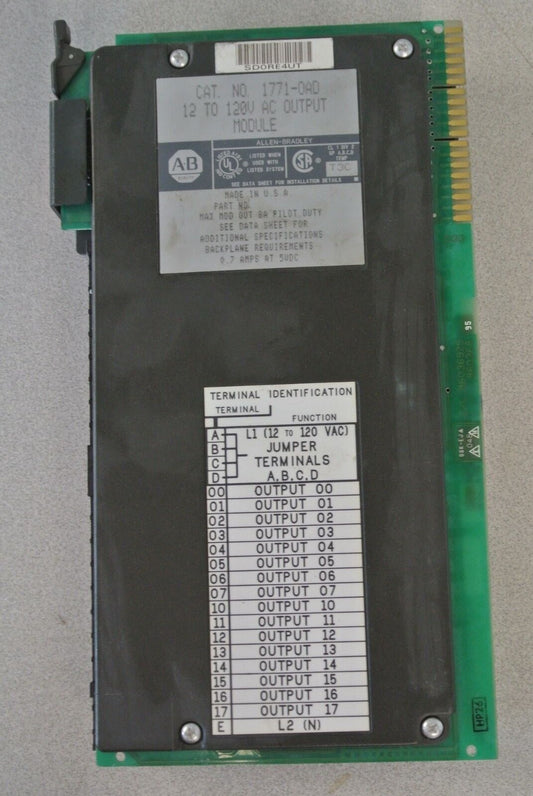 ALLEN-BRADLEY 1771-OAD OUTPUT MODULE / 12 to 120V AC