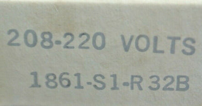 SQUARE D / 1861-S1-R32B COIL / 208V, 50Hz / 220V, 60Hz / NEW SURPLUS