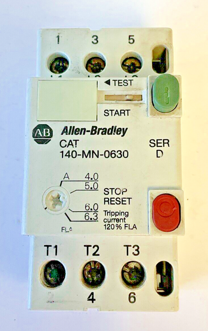 ALLEN-BRADLEY 140-MN-0630 CIRCUIT BREAKER 16A 600V 3PH
