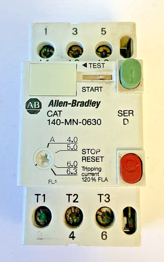 ALLEN-BRADLEY 140-MN-0630 CIRCUIT BREAKER 16A 600V 3PH
