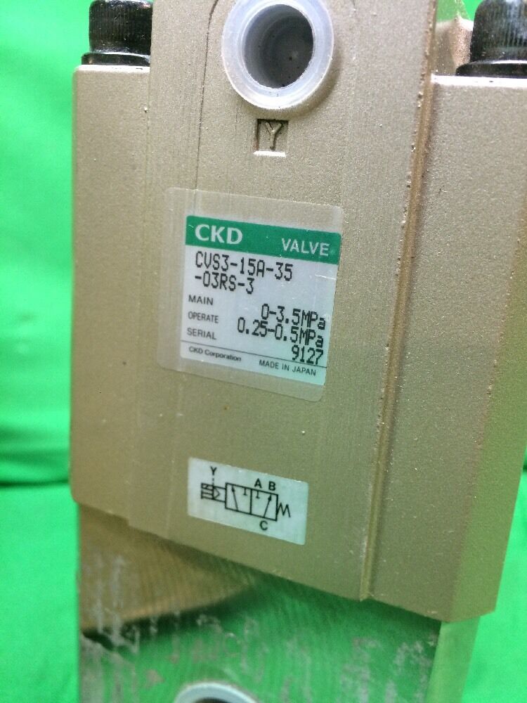 CKD CORP CVS3-15A-35-03RS-3 SOLENOID VALVE CVS315A3503RS3