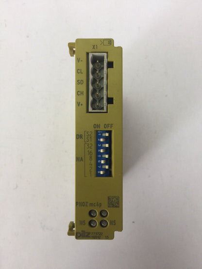 PILZ PNOZ MC4P DEVICENET SLAVE RELAY TRANSMISSION RATE 125,250,500 kBit/s