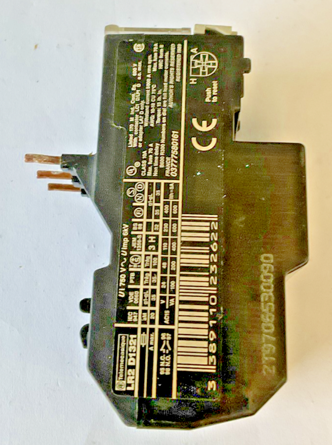 TELEMECANIQUE LR2 D1321 OVERLOAD RELAY 600V