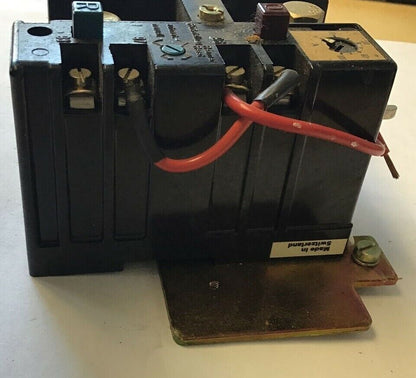 SPRECHER+SCHUH CT 1U-100 THERMAL RELAY 600VAC 225A CLASS 10