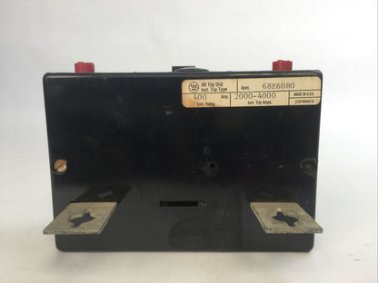 WESTINGHOUSE 68E6080 AB TRIP UNIT 400AMP 2POLE INST TRIP 2000-4000A