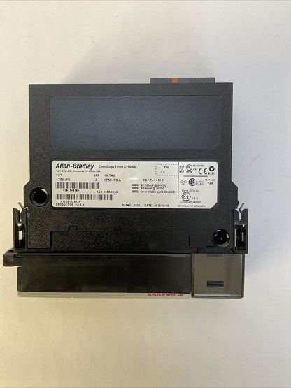 ALLEN BRADLEY 1756-IF8 SER A FW 1.5 CONTROL LOGIX X 8 POINT A/I MODULE