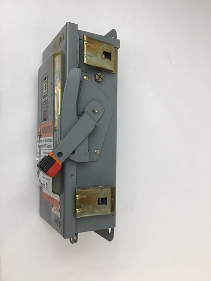 SQUARE D HU36IAWK SAFETY SWITCH 30A 600VAC/VDC SER. E